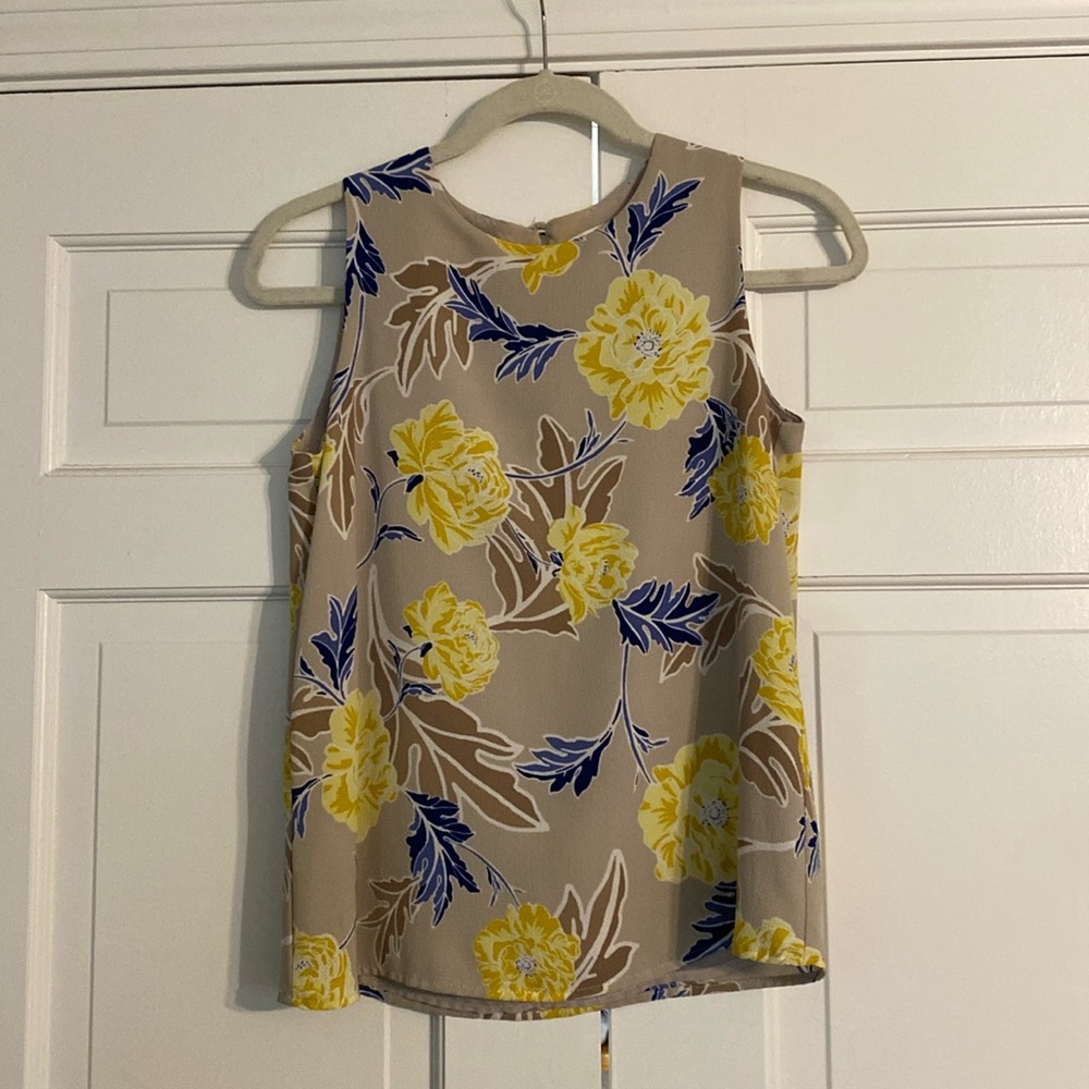 Floral Blouse - Strapless